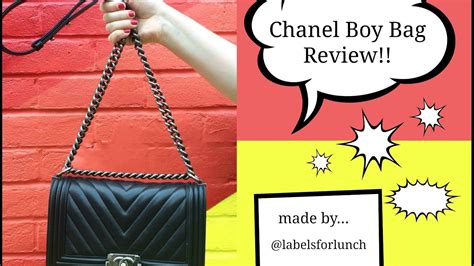 chanel le boy chevron vs quilted|Chanel boys bag review.